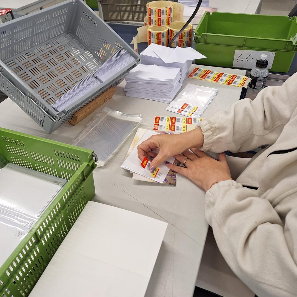 Kaarten verkoop klaarmaken De Betho