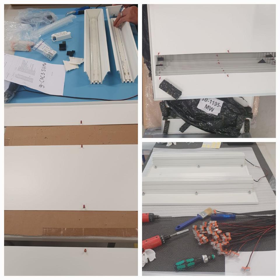 Montage LED verlichting onderdelen De Betho