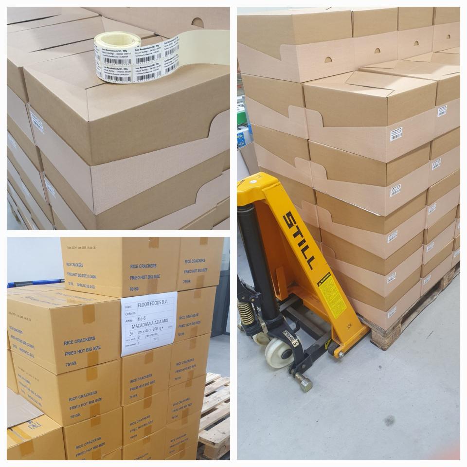 Ompakken van noten voor Floor Foods De Betho 4